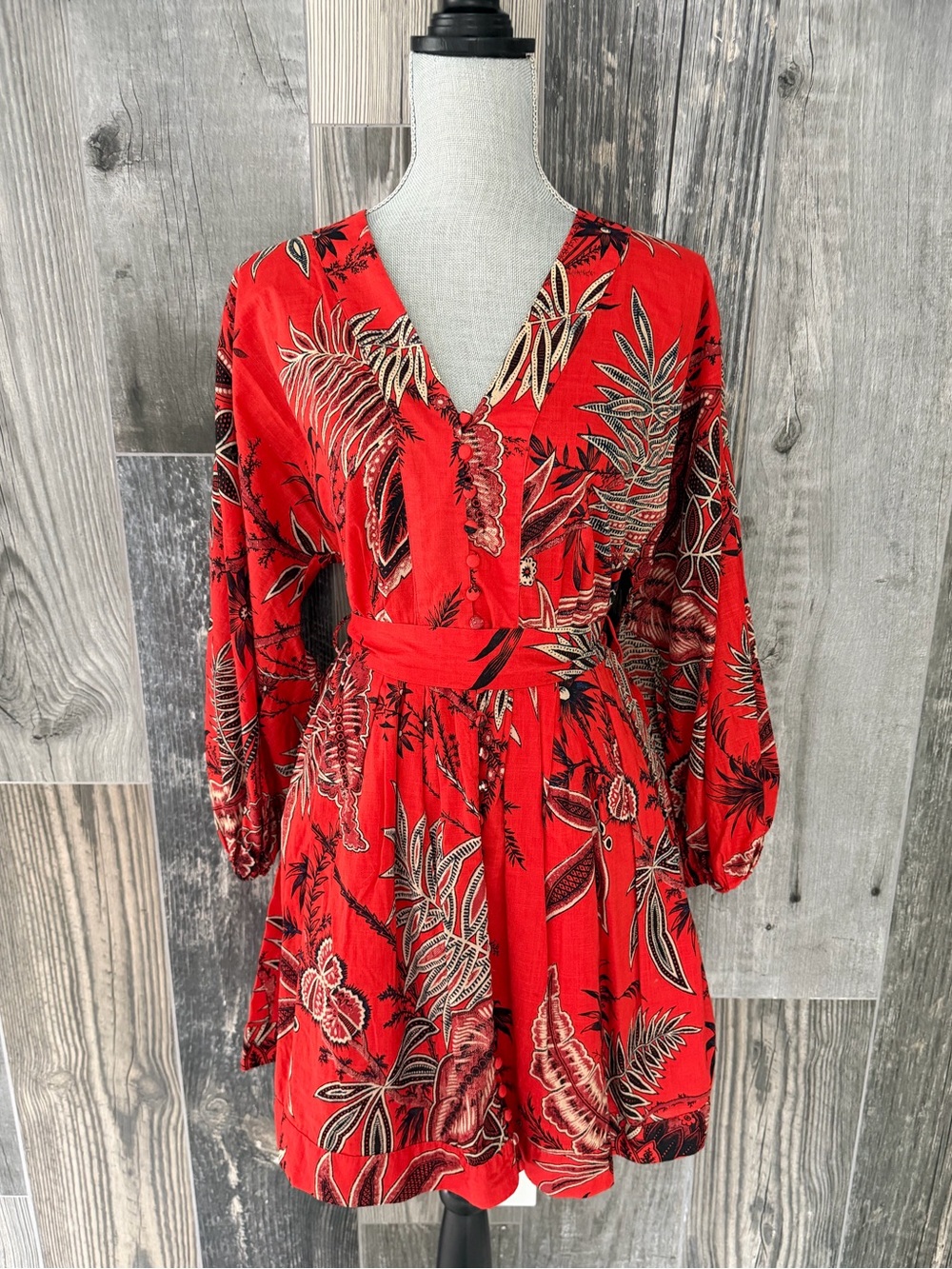 Banana Republic 100% Cotton Floral Mini Dress